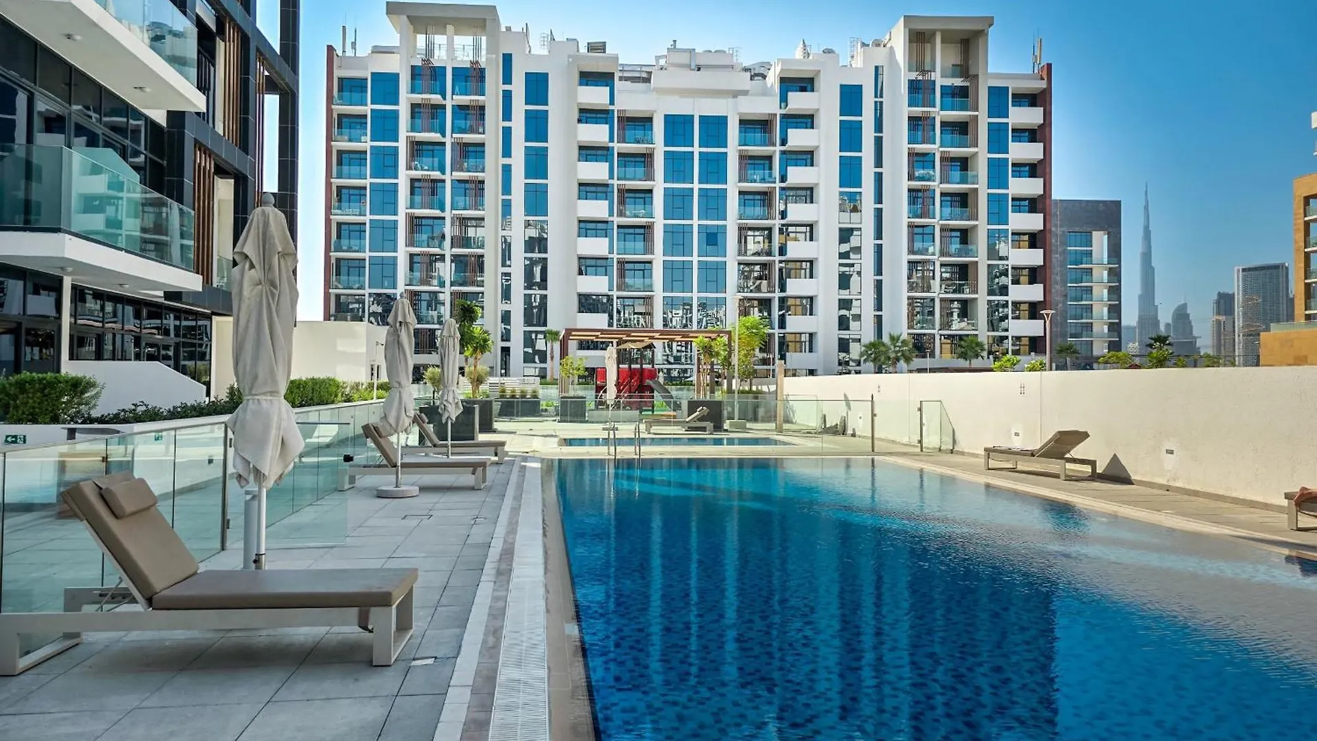 迪拜Easygo- Lavish Stu With Pool View In Azizi Riviera公寓 公寓