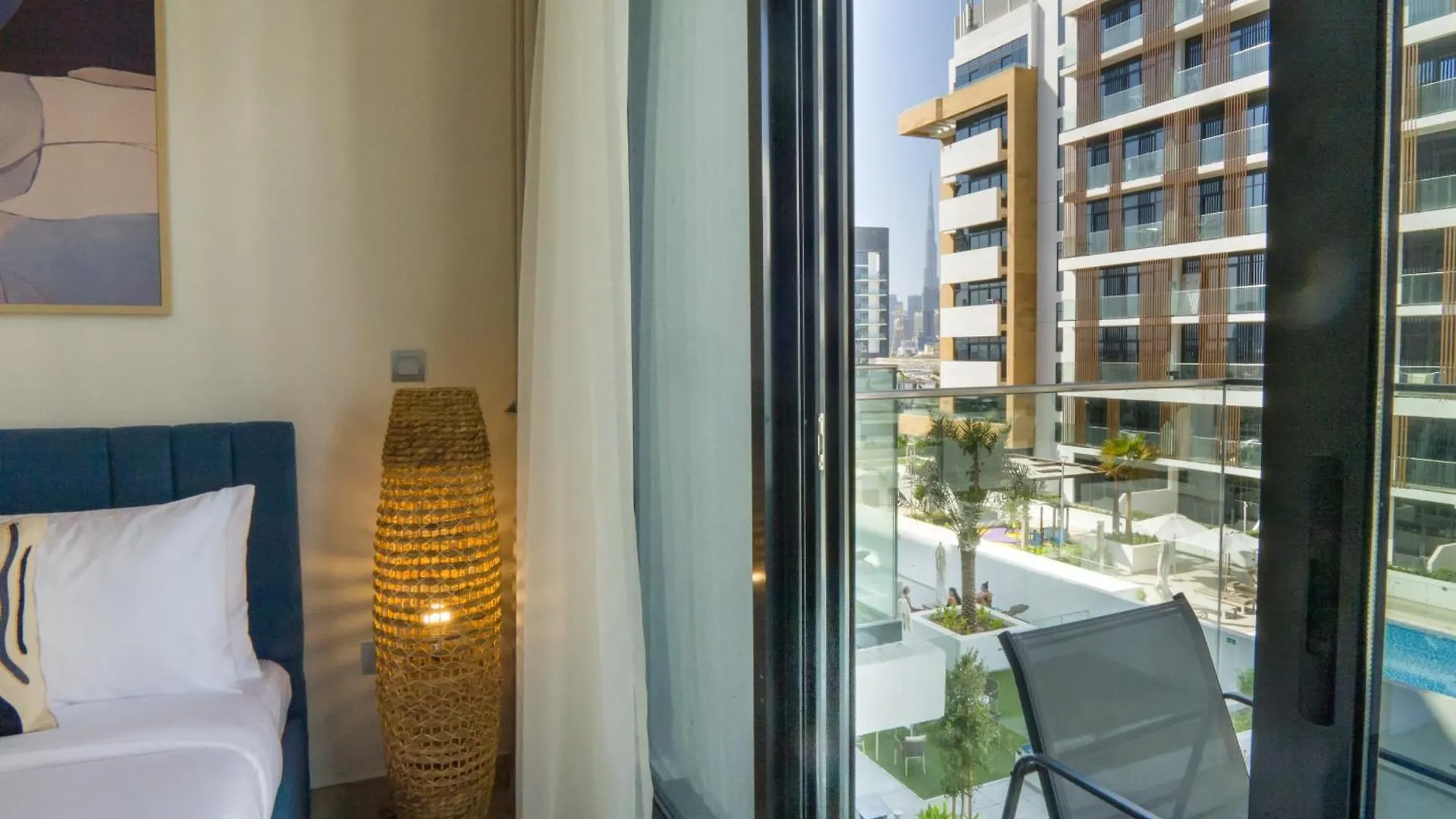 公寓 迪拜Easygo- Lavish Stu With Pool View In Azizi Riviera公寓