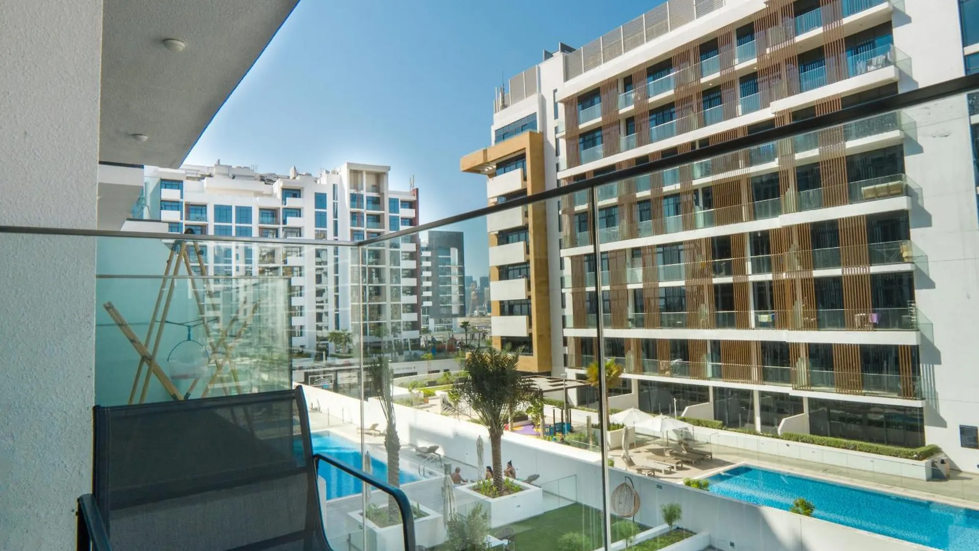 迪拜Easygo- Lavish Stu With Pool View In Azizi Riviera公寓